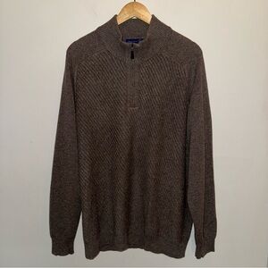 Brookemore Cashmere Half Zip Sweater Men’s Size Extra Large